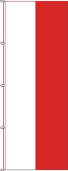Flagge Polen 500 x 150 cm