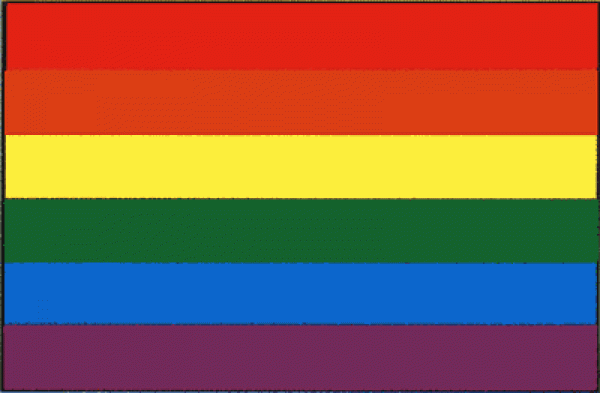 Flagge Regenbogen 90 x 150 cm