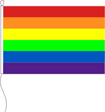 Flagge Regenbogen 120 x 200 cm