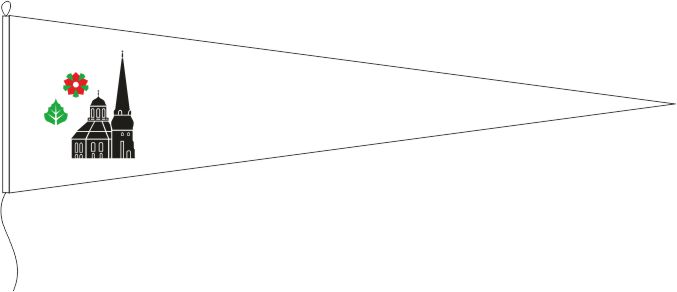 Langwimpel Rellingen 40 x 150 cm Marinflag