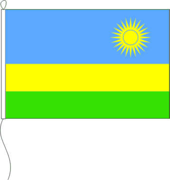 Flagge Ruanda 80 x 120 cm