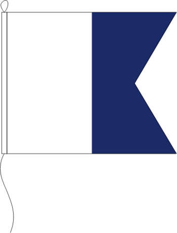 Signal Flagge A 30 x 36 cm