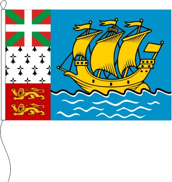Flagge Saint-Pierre und Miquelon 100 x 150 cm