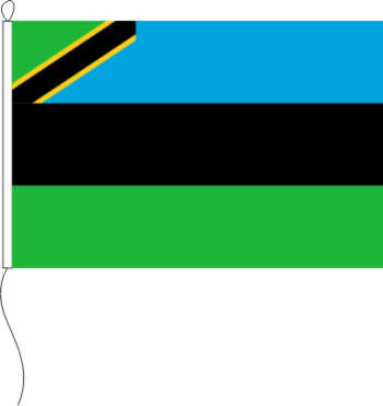 Flagge Sansibar 80 x 120 cm