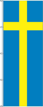 Flagge Schweden 150  x  600