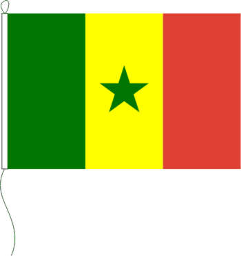 Flagge Senegal 20 x 30 cm