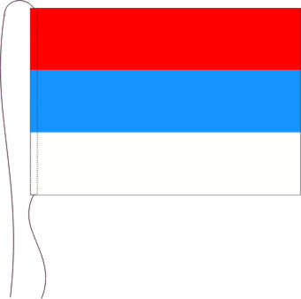 Tischflagge Serbien 15 x 25 cm