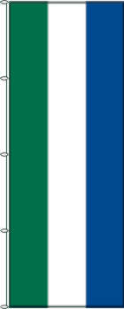 Flagge Sierra Leone 500 x 150 cm