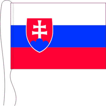 Tischflagge Slowakei 15 x 25 cm