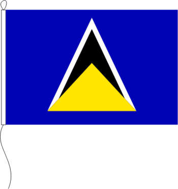 Flagge St. Lucia 120 x 200 cm