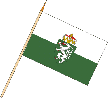 Stockflagge Steiermark (VE 10 Stück) 30 x 45 cm