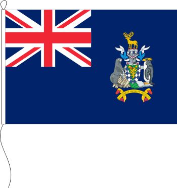 Flagge Süd Georgia und Süd Sandwich Inseln 150 x 225 cm Marinflag