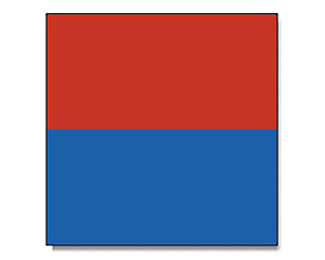 Flagge Tessin (Schweiz) 90 x 90 cm