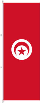 Flagge Tunesien 400 x 150 cm