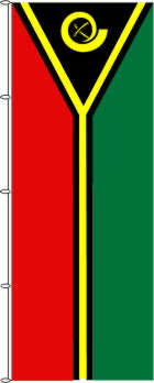 Flagge Vanuatu 400 x 150 cm