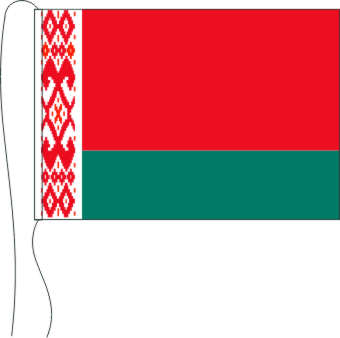 Tischflagge Weißrussland 15 x 25 cm