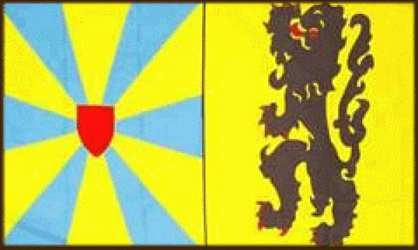 Flagge Westflandern 90 x 150 cm