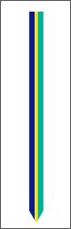 Flagge Flevoland 30 x 300 cm