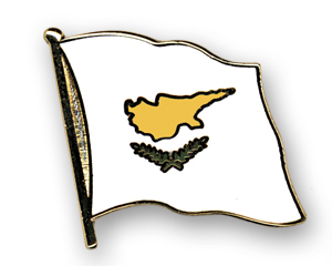 Anstecknadel Zypern (VE 5 Stück) 2,0 cm