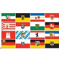 Flagge Deutschland 16 Bundesländer 150 x 90 cm