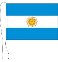 Tischflagge Argentinien mit Wappen 15 x 25 cm