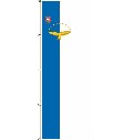Flagge Azoren 500 x 150 cm