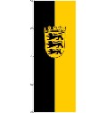 Flagge Baden-Württemberg mit Wappen 400 x 150 cm Marinflag
