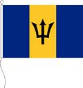 Tischflagge Barbados 10  x 15 cm