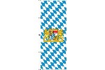 Flagge Bayern Raute mit Wappen und L?wen   80 x 200 cm Marinflag