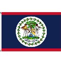 Flagge Belize 90 x 150 cm