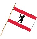 Tischflagge Berlin (VE 10 Stück) 30 x 45 cm