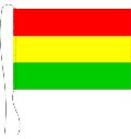 Tischflagge Bolivien 15 x 25 cm