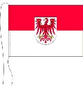 Tischflagge Brandenburg mit Wappen 15 x 25 cm