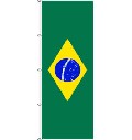 Flagge Brasilien 400 x 150 cm
