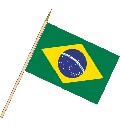 Tischflagge Brasilien (VE 10 Stück) 30 x 45 cm