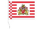 Flagge Bremen mit Flaggenwappen   30 x 20 cm Marinflag