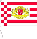 Flagge Bremen mit Wappen 80 x 120 cm