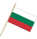 Stockflagge Bulgarien (VE 10 Stück) 30 x 45 cm