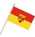 Stockflagge Burgenland (VE 10 Stück) 30 x 45 cm