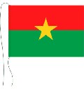 Tischflagge Burkina Faso 15 x 25 cm