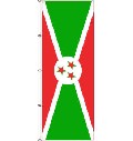 Flagge Burundi 400 x 150 cm