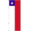 Flagge Chile 500 x 150 cm