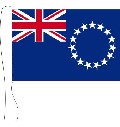 Tischflagge Cook Inseln 15 x 25 cm