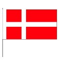Papierfahnen Dänemark  (1 Stück) - Restposten 12 x 24 cm