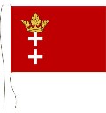 Tischflagge Danzig 15 x 25 cm