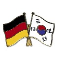 Anstecknadel Deutschland-Südkorea (VE 5 Stück) 2,2 cm