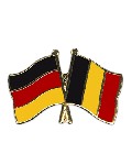 Anstecknadel Deutschland-Belgien (VE 5 Stück) 2,2 cm