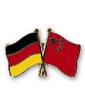 Anstecknadel Deutschland-China (VE 5 Stück) 2,2 cm