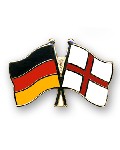 Anstecknadel Deutschland-England (VE 5 Stück) 2,2 cm