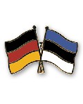 Anstecknadel Deutschland-Estland (VE 5 Stück) 2,2 cm